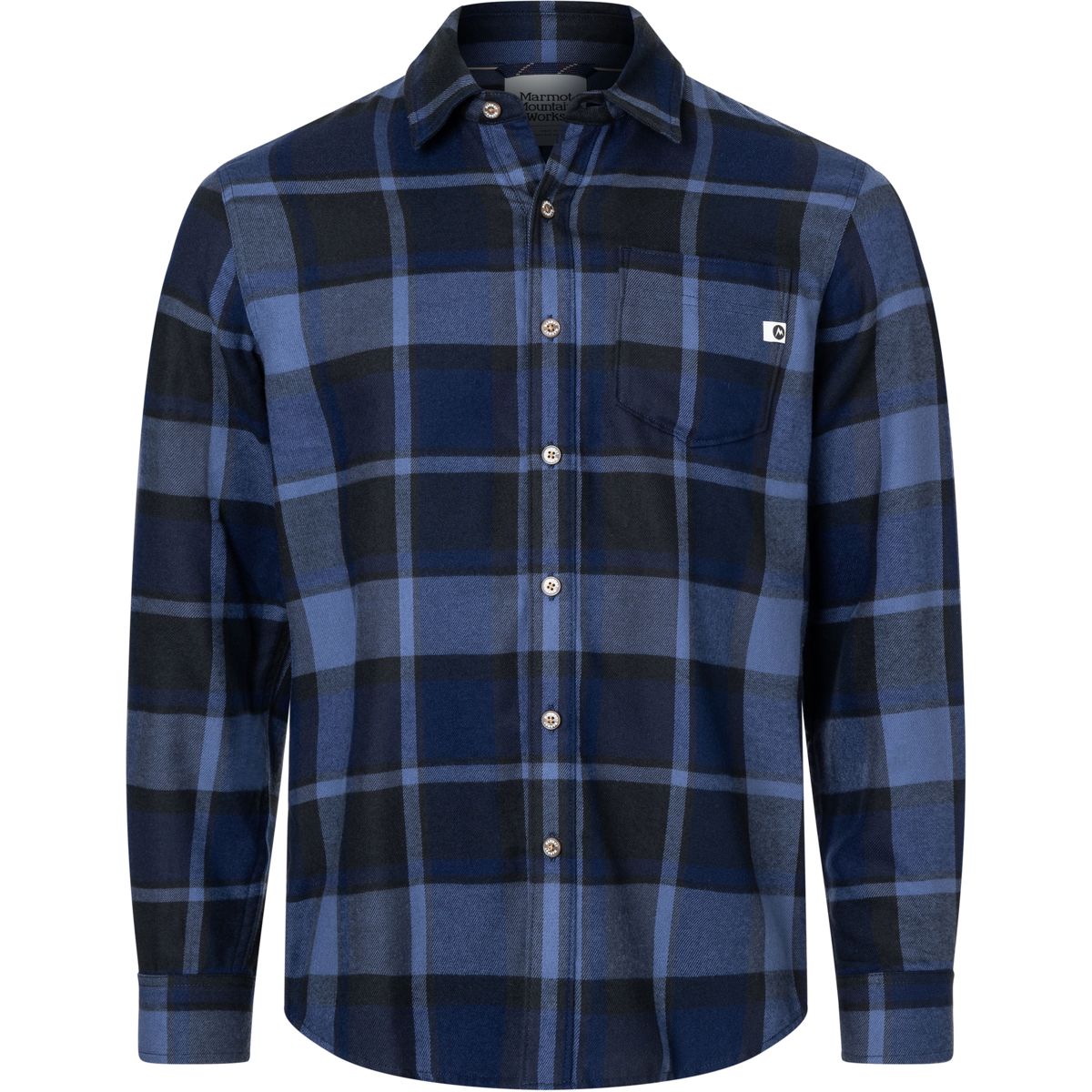 Marmot Men's  Fairfax Midweight Flannel Shirt Arctic Navy XL