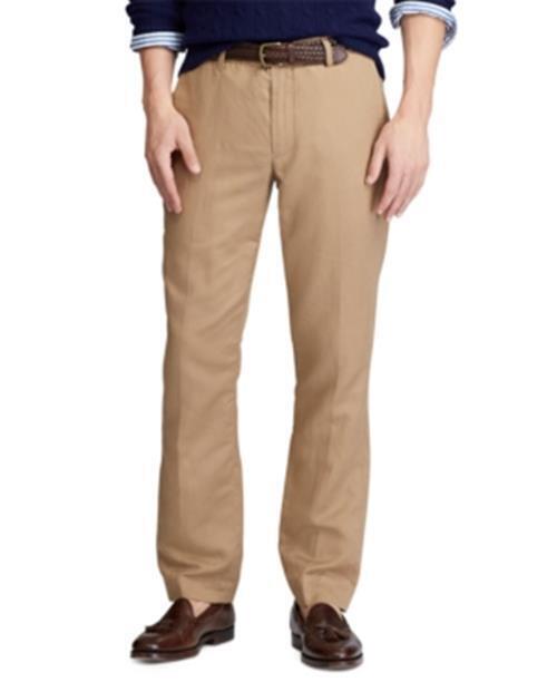 Polo Ralph Lauren Mens Big Tall Straight Fit Desert Khaki 34 x 30
