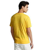 Polo Ralph Lauren Mens Classic-Fit Jersey V-Neck Tshirt Coastal Yellow Small