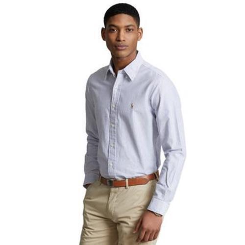 Polo Ralph Lauren Men's Classic Fit Oxford Button Down Shirt Blue Multi Small