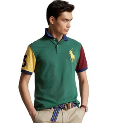Polo Ralph Lauren Men's Custom Slim-Fit Big Pony Verano Green Large