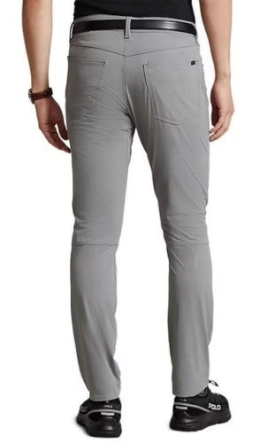 Polo Ralph Lauren Mens Slim-Fit Stretch Dobby Pants 32 x 32 Perfect Grey