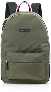 Tommy Hilfiger Mens Alexander Ripstop Backpack Army Green/Black