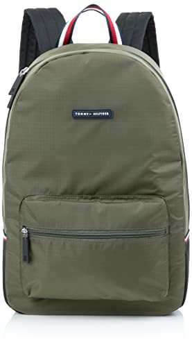 Tommy Hilfiger Mens Alexander Ripstop Backpack Army Green/Black
