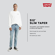 Levis Mens 512 Slim-Tapered Fit Corduroy Pewter 33 x 32