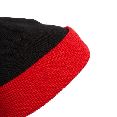 Adidas Men's Og Sunday Cuff Beanie Hat Black Red