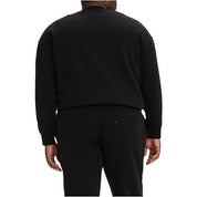 Levis Mens Big and Tall Relaxed Fit Pullover Crewneck Sweatshirt Black 5XL