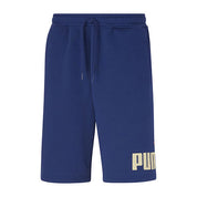 Puma Mens Big Logo Fleece Shorts Blazing Blue 2XL