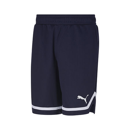 Puma Mens Regular fit Basketball Shorts Blue Large