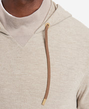 Kenneth Cole Men's Drawstring Hoodie Sweatshirt Tan Medium