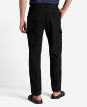 Kenneth Cole Men's Slim Fit Stretch Cargo Pants Black 30 Waist