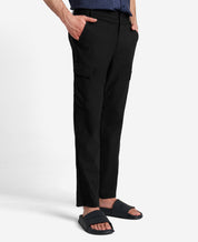 Kenneth Cole Slim Fit Stretch Cargo Pants Black 36 x 30