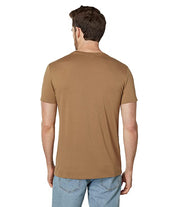 Lacoste Mens Crewneck Pima Cotton Tee Shirt 4XL / 9 Brown