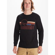 Marmot Mens Marmot Coastal Long Sleeve T Shirt MediumBlack