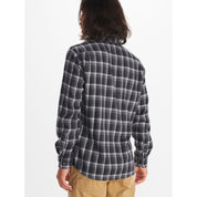 MARMOT Mens Fairfax Midweight Button Down Flannel Black Large