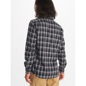 MARMOT Mens Fairfax Midweight Button Down Flannel Black Large