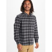 MARMOT Mens Fairfax Midweight Button Down Flannel Black Large