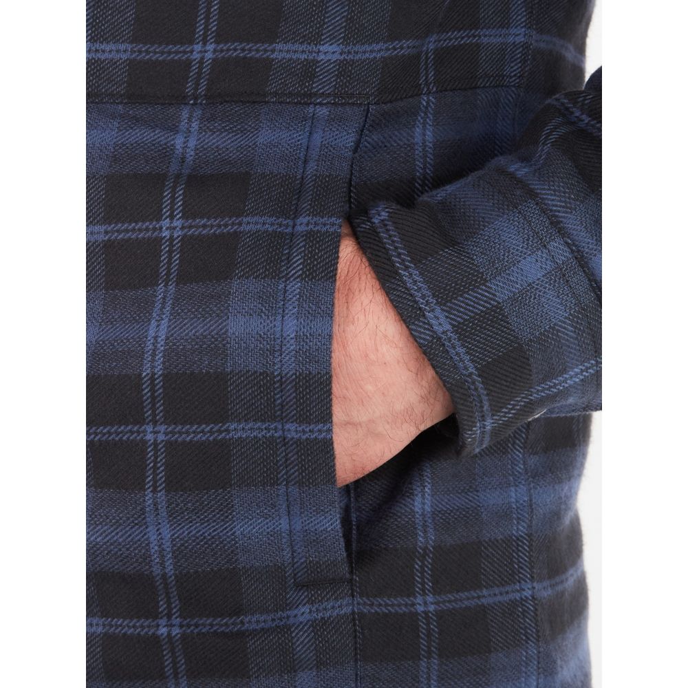 Marmot Men's Ridgefield Sherpa Flannel Shirt  Small  Navy