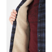 Marmot Men's Ridgefield Sherpa Flannel Shirt  Small  Navy