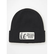 Marmot Mens Haypress Beanie Hat Black