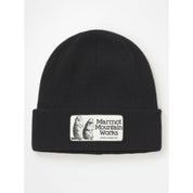 Marmot Mens Haypress Beanie Hat Black