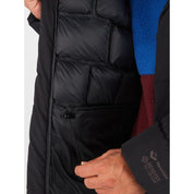 Marmot Mens Puffer Jacket Coat Medium Black Full Zip Solid