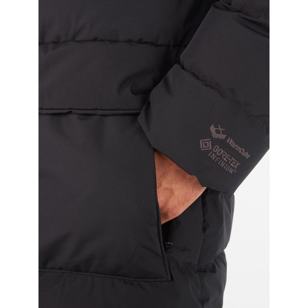 Marmot Mens Regular fit Golden Mantle Coat Large Black Solid