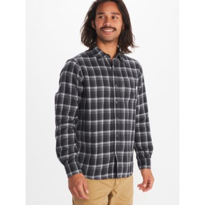 Marmot Men's Fairfax Flannel Shirt XL Black