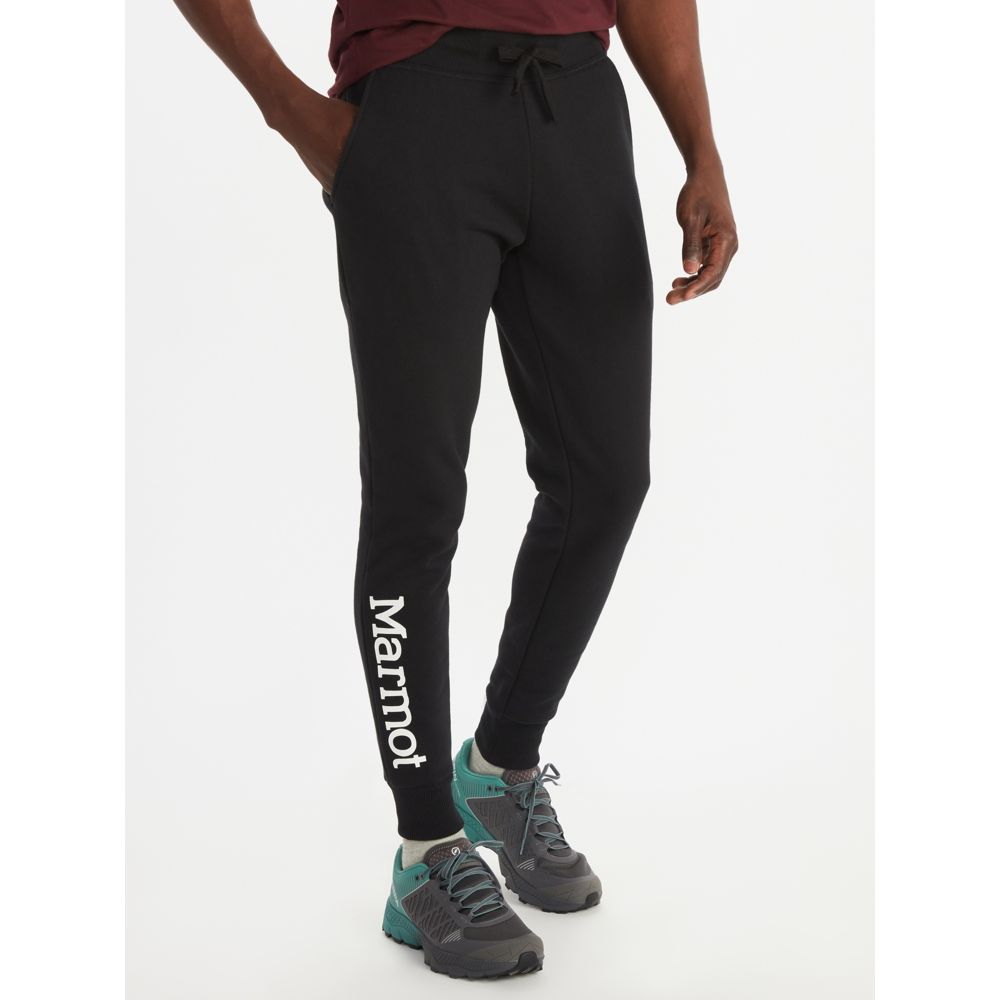 Marmot Men's Black Jogger Sweatpants  Large