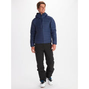 Marmot Men's Echo Featherless Hooded Puffer Jacket XXL 2XL Blue Arctic Navy