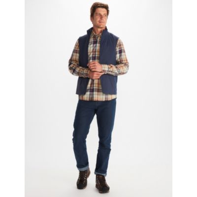 Marmot Mens Novus Lt Hybrid Vest Arctic Navy XL