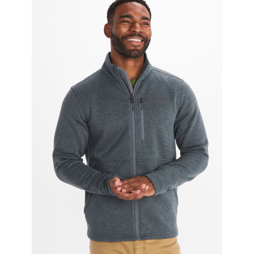 Marmot Men's Drop Line Jacket Steel Onyx Charcoal 2Xl