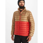 Marmot Mens Highlander Jacket Shetland cairo Brown Red Medium