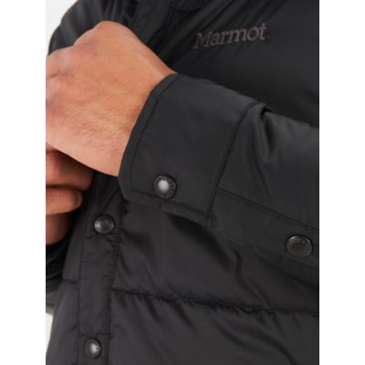 Marmot Mens Regular fit Shirt Jacket Coat XL Black Solid
