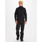 MARMOT Men's 1/2 Zip Fleece Jacket Pullover Large Black