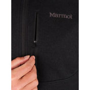 MARMOT Men's 1/2 Zip Fleece Jacket Pullover Large Black