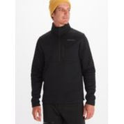 MARMOT Men's 1/2 Zip Fleece Jacket Pullover Large Black
