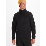 Marmot Mens Drop Line 1/4 Zip Pullover Sweatshirt Jacket XL Black