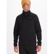 Marmot Mens Drop Line 1/4 Zip Pullover Sweatshirt Jacket XL Black