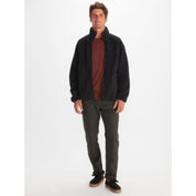Marmot Mens Aros Zip Fleece Jacket Small Black
