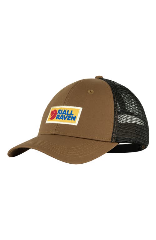 Fjällräven Fjallraven Men's Vardag Langtradarkeps Baseball Cap Hat Brown
