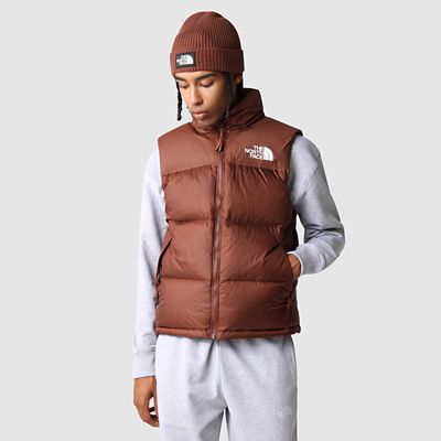 Men's the North Face 1996 Retro Nuptse Pffer Vest Large Dark Oak