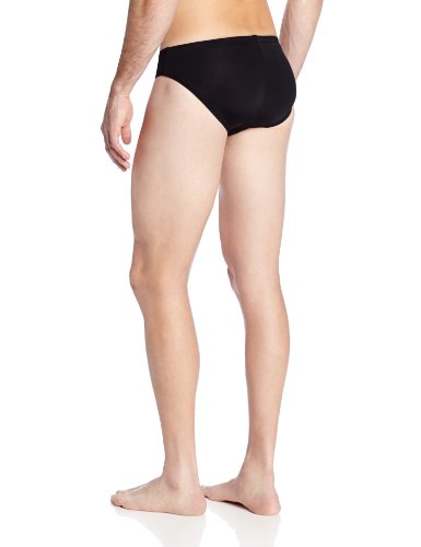 Speedo Men's Fit Solar 1 Inch Xtra Life Lycra Brief Black 38