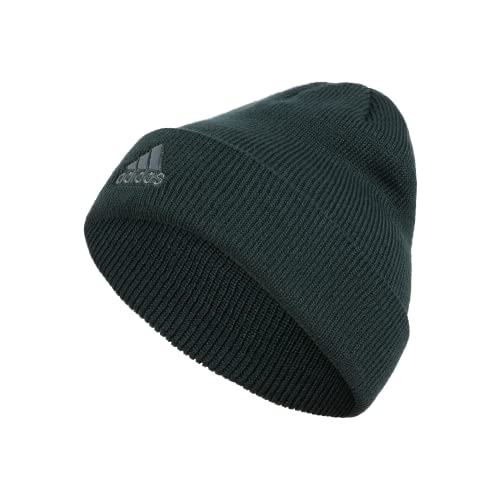 adidas Men's Team Issue Six Dart Knit Beanie Hat Green