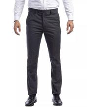 SEAN ALEXANDER Performance Men's Stretch Skinny Dress Pants Charcoal Grey 36W