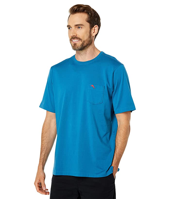 Tommy Bahama Men's New Bali Skyline Cotton Short Sleeve T Shirt Blue Small