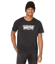 Levi's Men's Graphic Crew Neck Tee (Caviar) Xxl Black Tshirt