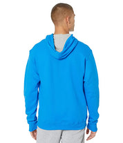 Men's Champion Powerblend Full Zip Fleece Hoodie Blue Medium