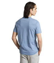 Polo Ralph Lauren Mens Classic Fit Jersey Pocket Crewneck Shirt Blue 2XL