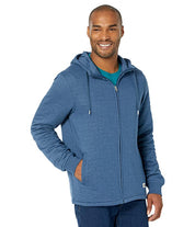 The North Face Men's Longs Peak Quilted Full Zip Hoodie Shady Blue Large